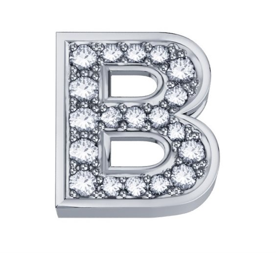 Charm Elements in Oro bianco Diamante 0.02 Ct DCHF3319B.003 - DCHF3319B.003